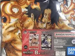 一番くじ　ワンピースカードゲーム　B賞　カードデザイン　ブランケット　エース