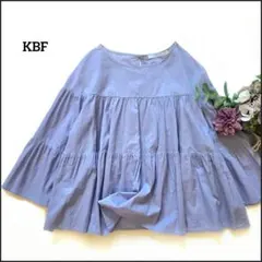 KBF/アーバンリサーチ●やわらかガーゼタッチ♪ふんわりティアードフリルブラウス