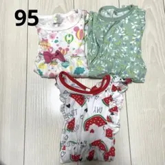 タンクトップワンピース 3枚セット 95のサムネイル