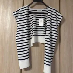 Lui Chantant ボーダー柄 カーディガン風のサムネイル