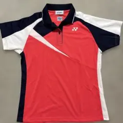 YONEX ポロシャツ レッド/ネイビー