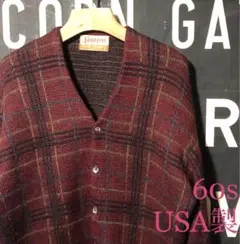 60s USA製 モヘアカーディガン JANTZENジャンセン ヴィンテージ古着