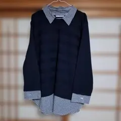 重ね着風 ニット