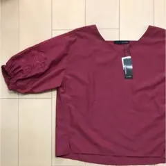 お値下げ 新品♪22OCTOBRE 刺繍スリーブブラウスのサムネイル
