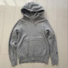 Champion グレー フード付きパーカー