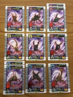 ②甲虫王者ムシキングカード アダーコレクションまとめて14枚2005