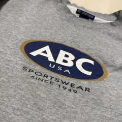 90s USA製　ABC SPORTSWEAR GUAMグレー トレーナー Mのサムネイル