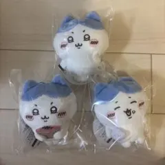 新品⭐︎ちいかわ ハチワレだらけ　ぬいぐるみストラップ 3個コンプリートセット