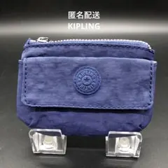 KIPLING キプリング キーケース コインケース ナイロン ブルー