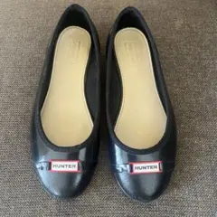 HUNTER レインシューズ フラットシューズ