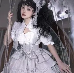 ゴスロリ ドレス Mサイズ