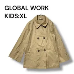 グローバルワーク　キッズサイズ　ＸＬ　トレンチコート　ベージュ　フレアスリーブ