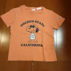 スヌーピー JOE COOL Tシャツ オレンジ
