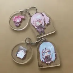 プロセカ サンリオコラボ アクリルキーチェーン 宵崎葵 暁山瑞希 初音ミク