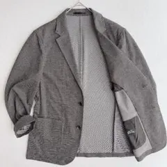 AOKI アオキ パジャマスーツ テーラードジャケット 千鳥格子 グレー L