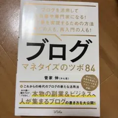 ブログ マネタイズのツボ84