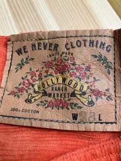 ハリウッドランチマーケット　コーデュロイパンツ　オレンジ　28インチ　オールド