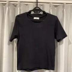 WEGO チョーカー風 半袖Tシャツ ブラック