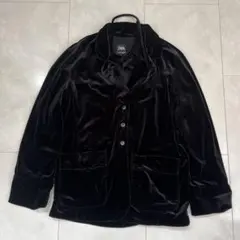 ZARA ブラック ベルベット テーラードジャケット