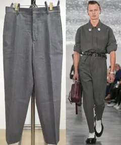 JIL SANDER ジルサンダー 24SSダブルベルトワイドスラックス46