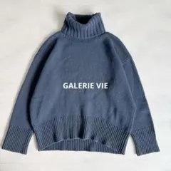 ギャルリーヴィー　タートルネックプルオーバー ニット