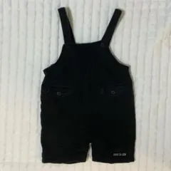 COMME CA ISM ブラックパンツ サスペンダー付き