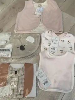 ベビースタイ　ベスト　新生児　ラルフローレン　ジェラートピケ　プティマイン