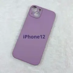 iPhone12ケース パープルグレー