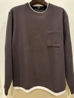【美品】BEAMS HEART ダンボールニット ロンT M 茶 春秋のサムネイル