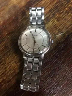 SEIKO アナログ 腕時計 シルバー　動作確認済み