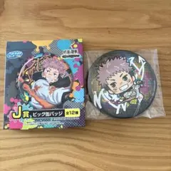 セガラッキーくじ J賞 ビッグ缶バッジ 虎杖悠仁