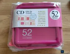 ELECOM CD/DVDケース 52枚収納 ピンク