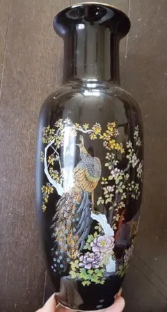 ○大型な花瓶・飾り壺○螺鈿細工 花鳥文様 飾り壺○ - メルカリ