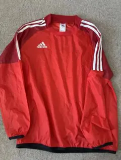 adidas 赤 長袖 ウィンドブレーカー 160センチ
