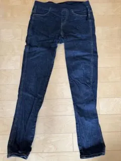 UNIQLOダークブルー スキニーデニム Lサイズ　レディース