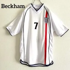 デビッド・ベッカム 7番　イングランド代表ホームユニフォームレプリカ　サッカーのサムネイル