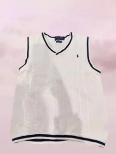 Ralph Lauren ケーブルニット Vネックベスト