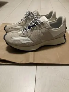 New Balance 327 MS327RF1 28cm ホワイト　ネイビー