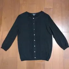 Keith キース　七分袖カーディガン　ネイビー　38　美品　綿100%のサムネイル