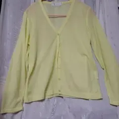 ROPÉ PICNIC イエロー 薄手長袖カーディガン