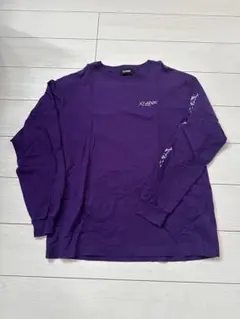 F.C.R.B. ブリストル 長袖Tシャツ 紫 星柄 ビッグロゴ シミあり - メルカリ