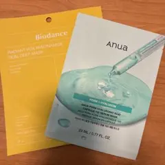 Biodance Anua シートマスク 2枚セット