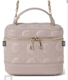 2Wayキルティングチェーンショルダーバニティバッグ　[tr602] グレイル