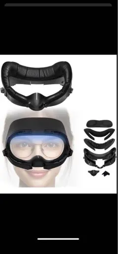 Wtimesie Ques 3 VRヘッドセット用フェイスクッション