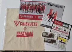 千葉ジェッツ　中山競馬場　トートバック　クリアファイル