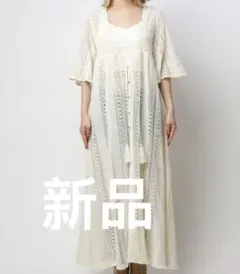 SPIRALGIRL アイボリー レースカーディガン F