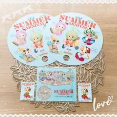 うちわ&ステッカー付き シルバニアファミリー アトレ アクリルスタンド 夏祭りのサムネイル