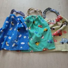 ハンドメイド　おりこうタオルエプロン 3枚セット