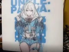 Uncle Panda BLUE-SP ガラスマウスパッド