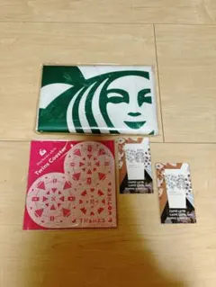 Starbucks ピクニックシート レジャーシート　コースター　付箋　非売品